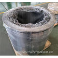 Machined stator core for large motors